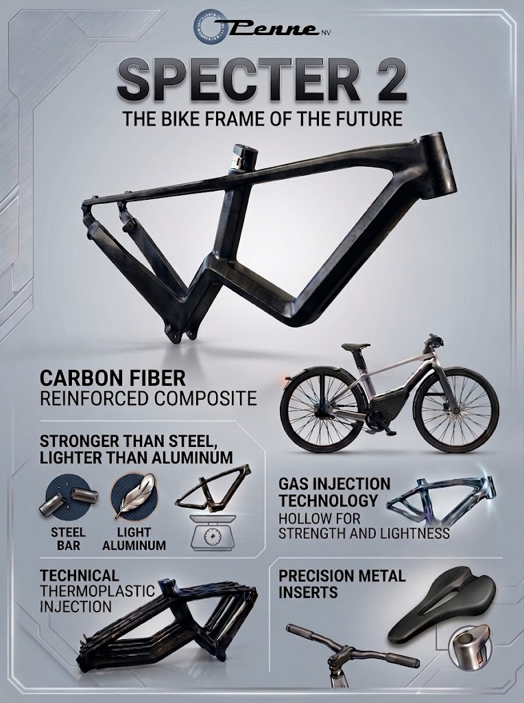Specter 2 carbon fiber bike frame